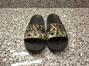 Crocs Realtree Classic Iconic Comfort Slides Sandal Tree Camo M Size 5 W Size 7 - Picture 1 of 5