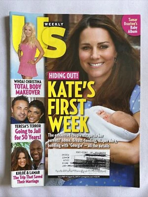 2013 August 12 US Weekly Magazine Christina Has Total Body Makeover (MH567) - Image 1 of 3