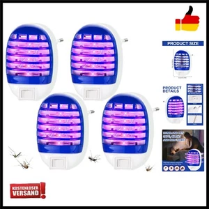 4 Stück Mückenlampe, Elektrischer Insektenvernichter Mückenschutz Steckdose K... - Bild 1 von 10