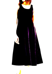 Alfani Petite Midi-Tankkleid mit U-Ausschnitt tiefschwarz Größe PET - Bild 1 von 2
