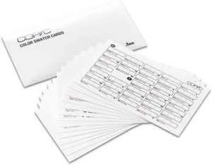 Copic Color Swatch Cards, White (11614001) 4.3x8.1 inches - Picture 1 of 2