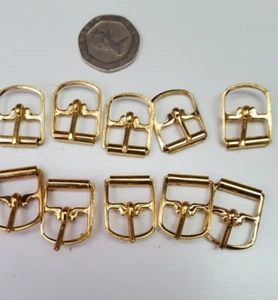Ciabattino Strumenti Scarpa Riparazioni Fibbie Fai Borsa Orologio Oro Per 13mm - Foto 1 di 3