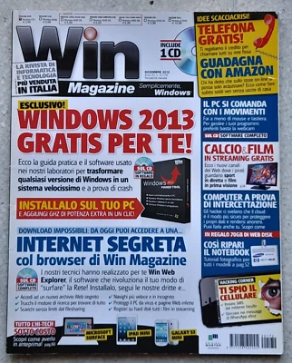 Rivista Mensile Win Magazine con allegato CD-ROM software completi N. 12 (172) - Immagine 1 di 4