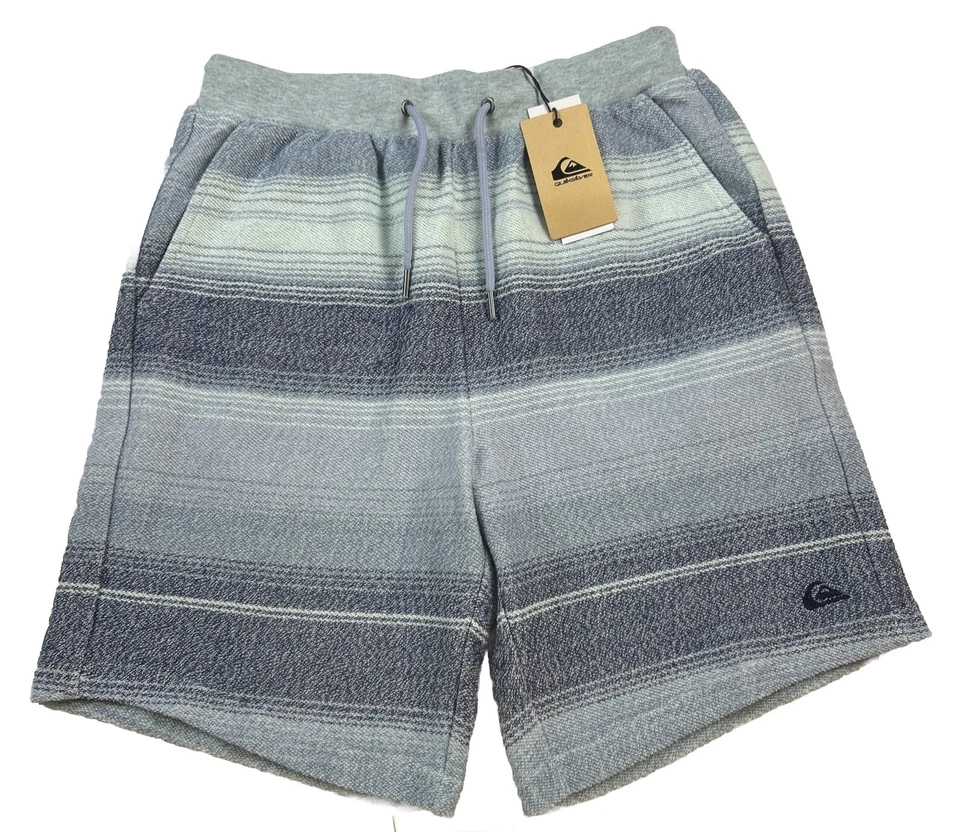 Pantalones Cortos Quiksilver Para Hombres Grandes Otway Salón Informales Terry Polar Talla S BLM3 Foto 1 de 4