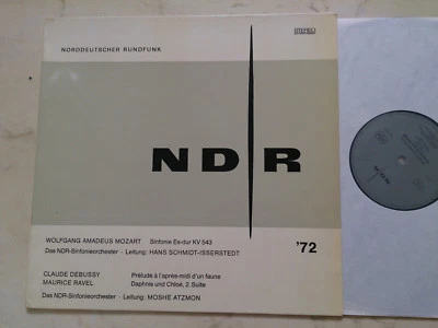 NDR LP '72 Mozart/Debussy/Ravel Hans Schmidt-Isserstedt/Atzmon *Privatpressung* - Photo 1/2