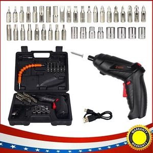 48 in 1 Rechargeable Wireless Cordless Electric Screwdriver Drill Set Power Tool - Picture 1 of 12