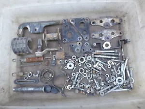 1983 Kawasaki KZ250 LTD K871) misc bike bolts parts mounts brackets - Picture 1 of 12