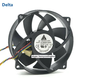 Delta fan AUB0912HH DC 12V 0.40A 92*92*25mm 4-wires CPU / Case cooling fan - Picture 1 of 3