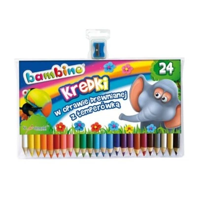 ST.MAJEWSKI BAMBINO 24 Jumbo Buntstifte Farbstifte Malstifte Zeichenstifte Ausmalstifte