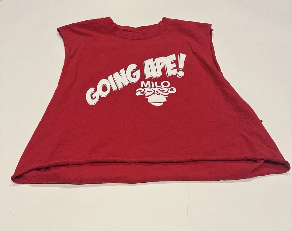 Going Ape Milo 2020 红色。  长袖方格恤衫 请参阅图片。 — 第 1/4 张图片