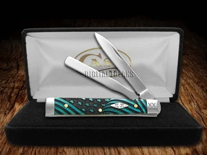 Case xx Knives Baby Doc U.S. Flag Blue Bone 12518USF Pocket Knife Stainless - Picture 1 of 4