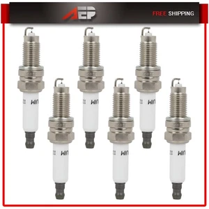 6Pcs Iridium Spark Plugs For 2008-2009 Audi TT Quattro 2004 Volkswagen R32 3.2L - Picture 1 of 10