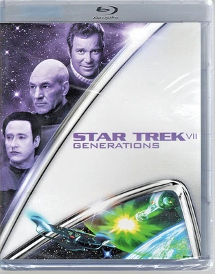 Star Trek VII: Generations [Blu-ray, 1994] William Shatner/Patrick Stewart - New - Image 1 of 2