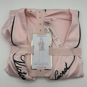 Victoria&rsquo;s Secret Satin Short Set Pajama Pj&rsquo;s Pink  Size L