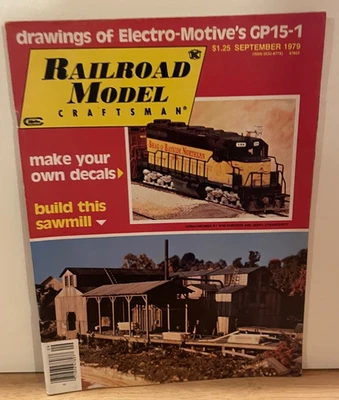 Vintage Model Railroad Magazine - Railroad Model Craftsman September 1979 - Image 1 of 2