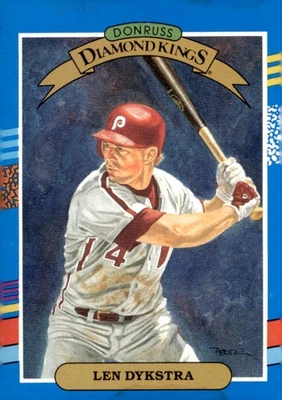 1991 Donruss #7 Len Dykstra - Image 1 of 2