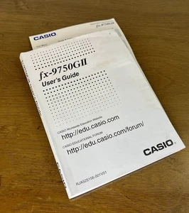 Casio Calcolatrice Grafica FX-9750GII Manuale Guida Utente - SOLO GUIDA - 9750 gi - Foto 1 di 2