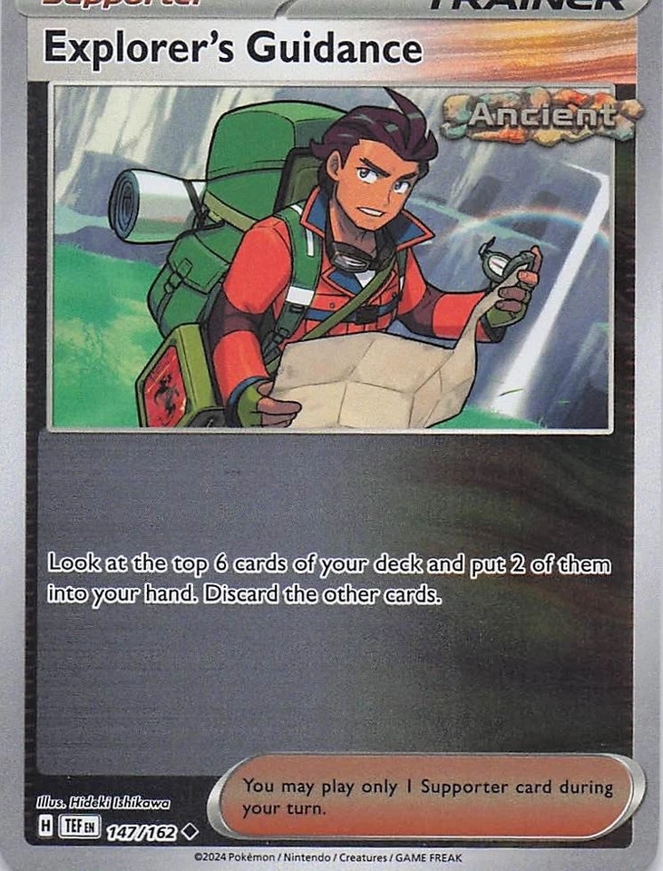 Explorer's Guidance - SV05: Temporal Forces 147/162- NM - Reverse Holo - Image 1 of 2