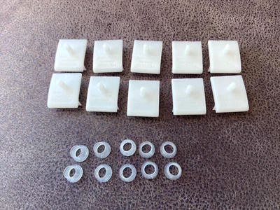 10x VW Corrado Scuttle cubierta de lluvia clip/manga GENUINA VW 535853837 + 535853837A Foto 1 de 4