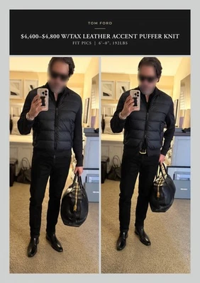 Best Dressed TOM FORD Updated James Bond Spectre Solden Jacket, Leather Details - Image 1 of 4