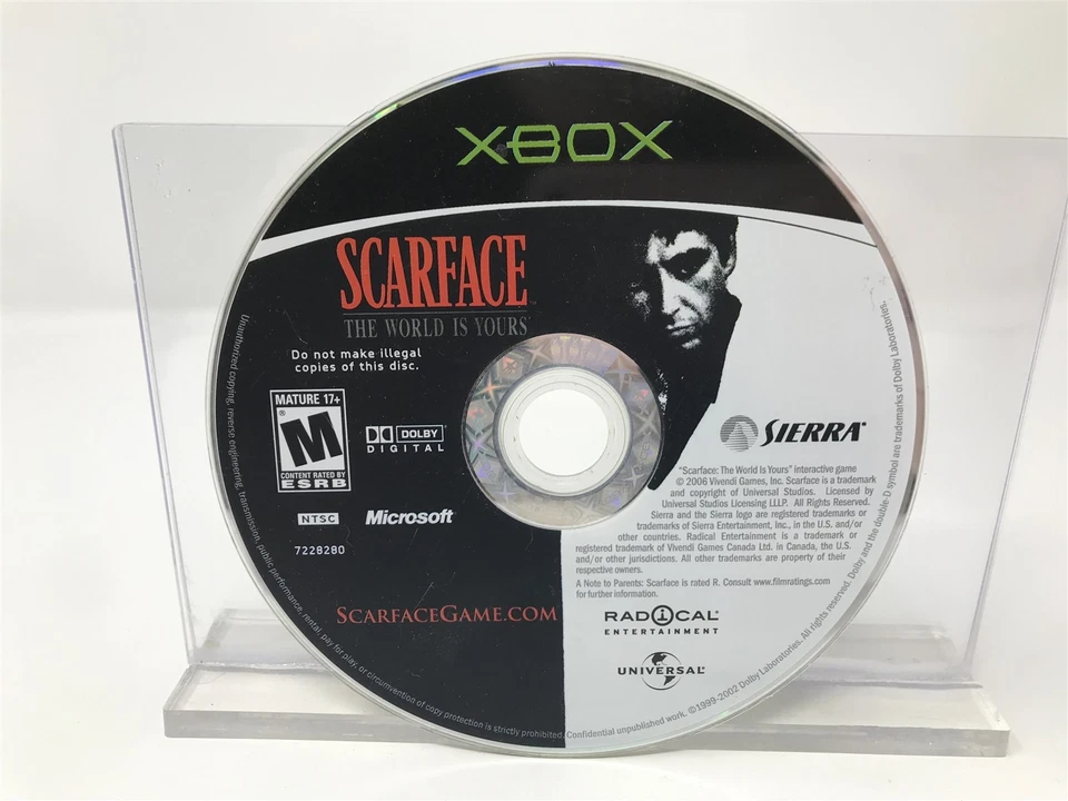Scarface: The World Is Yours - Microsoft Xbox - Game Disc Only !!  - Image 1 of 1