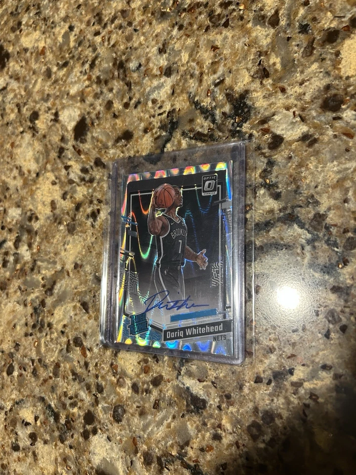 2023/24 Panini Optic Optix Holo Auto Autograph SSP Dariq Whitehead Nets RC Rooki - Image 1 of 1