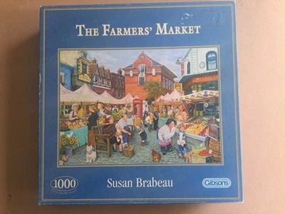 SUSAN BRABEAU: EL MERCADO DE AGRICULTORES: 1000 PIEZAS ROMPECABEZAS COMPLETO GARANTIZADO Foto 1 de 2