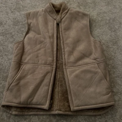 Chaleco Sawyer of Napa Vintage Primavera Cordero Tostado - Mujer Talla XL Foto 1 de 4