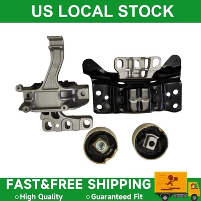 Fit Volkswagen Golf For Jetta 2019-2021 L4-1.4L Engine Mounts & Trans. Mount NEW Foto 1 de 4