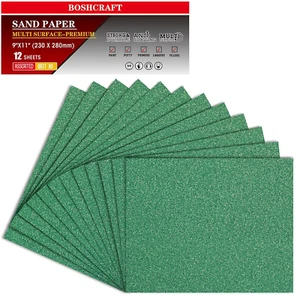 80er Körnung Schleifpapier, Schleifpapier Sortiment Schleifpapier für Holz Metall Möbel - Bild 1 von 12