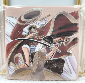 One Piece 20th Anniversary Luffy Zoro Takumi no Keifu Canvas Wood Board Anime - Picture 1 of 11