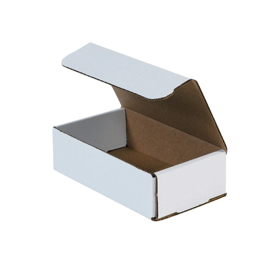 50- 7x4X4 White Corrugated Carton Cardboard Packaging Shipping Mailing Box Boxes - Image 1 of 1