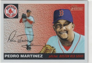2004 Topps Heritage /1955 Pedro Martinez #THC22 Chrome Red Sox