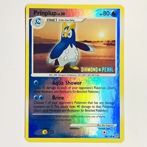 Pokemon Prinplup 58/130 Reverse Holo Stamp Burger King Promo Mint - Picture 1 of 5