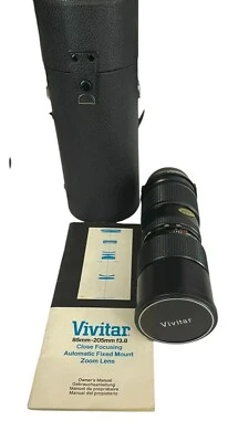 Lente zoom fijo automático Vivitar 85 mm-205 mm f3,8 enfoque cercano montaje Olympus OM  Foto 1 de 4