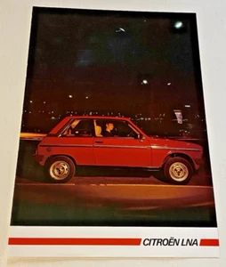 Brochure de vente CITROEN LNA avec Erratum - juin 1984 - Bel Etat. - Imagen 1 de 3