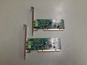 (2) Intel 537EPU PCI Dial up 56k Modem Card 6002448 - Picture 1 of 4