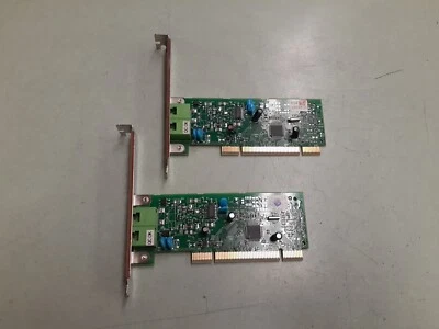 (2) Intel 537EPU PCI Dial up 56k Modem Card 6002448 - Image 1 of 4