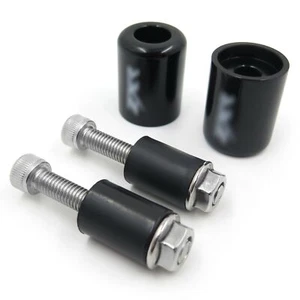 "ZXR"" extremos de barra negros de goma para Kawasaki Ninja ZX7R 1996-2003/99-00 ZRX1100 - Imagen 1 de 7