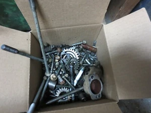 2003 Suzuki Vinson 500 Auto 4x4 ATV Used Small Box of Bolts Nuts Misc Etc Lot  - Picture 1 of 2