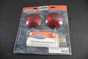 NEW Kuryakyn Panacea Taillight System, 3-1/4" Flat- Red Lens Signal Inserts 4967 - Picture 1 of 7