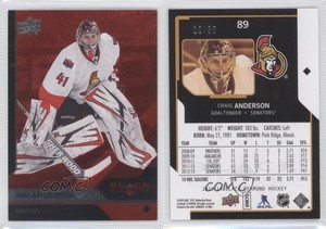 2013-14 Upper Deck Black Diamond Star Rubies /50 Craig Anderson #89