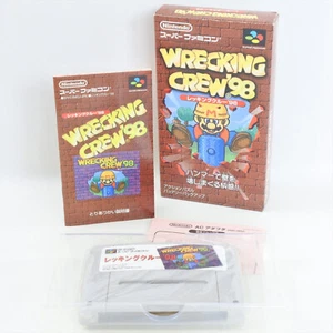 WRECKING CREW 98 Mario Super Famicom Nintendo 2356 sf - Picture 1 of 11