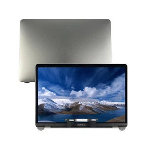 Silver For Macbook Air 13" A1932 2018 LCD Display Screen + Top Cover Assembly - Picture 1 of 6