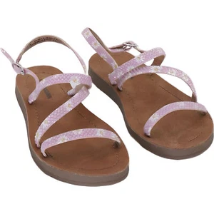 Steve Madden Girls' Daisy Rhinestone Sandals Size 2 - Pink - Picture 1 of 6