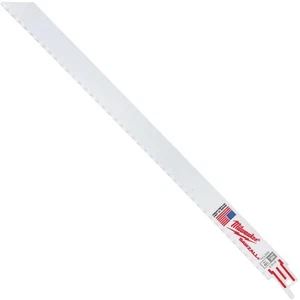 Milwaukee Double Duty Reciprocating Saw Blade 12"x3/4" 18TPI (100 Pack) - Picture 1 of 2