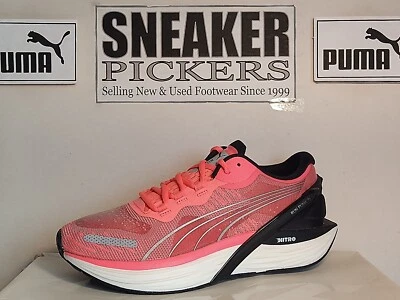 Puma Women's Run Xx Nitro - Size: 7.5 - 376171 07 - Sunset Glow / Black - Silver - Image 1 of 4