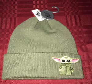 Disney Parks The Child Mandalorian Star Wars Baby Yoda Adult Beanie Knit Cap Hat - Picture 1 of 4