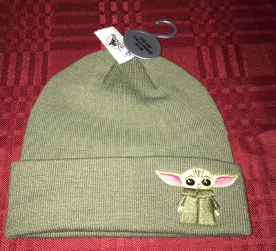 Chapéu boné de malha gorro adulto Baby Yoda The Child Mandalorian Star Wars parques da Disney - Imagem 1 de 4
