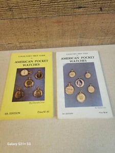 Collectors Price Guide to American Pocket Watches 4th Ed. By David Cross 1980  - Picture 1 of 13